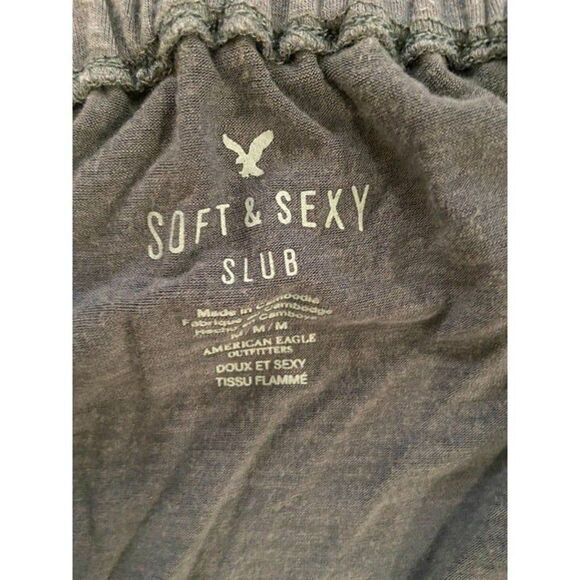 American Eagle off the shoulder shirt (medium) - Picture 3 of 4